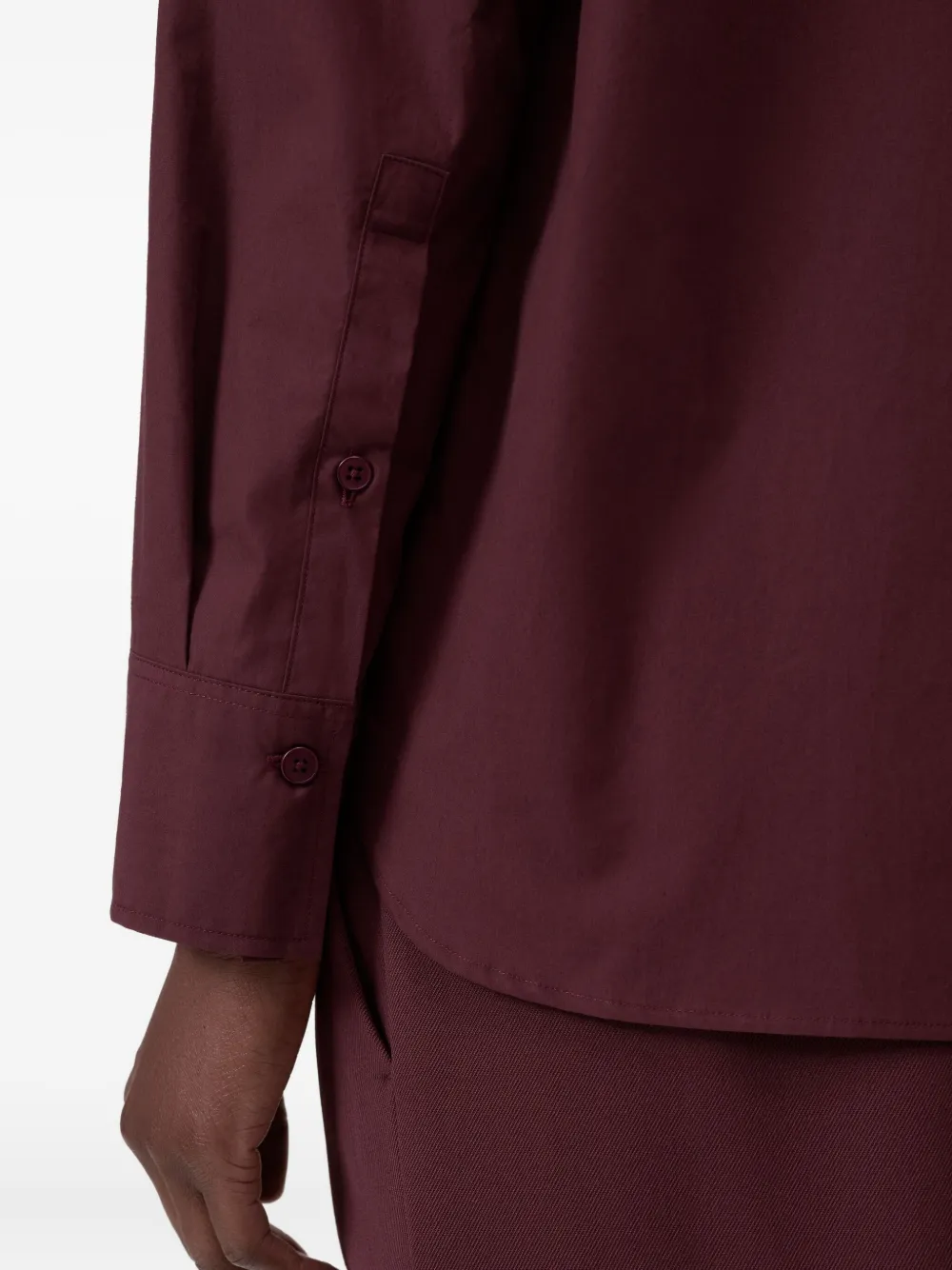 Closed Asymmetrische button-up blouse Paars