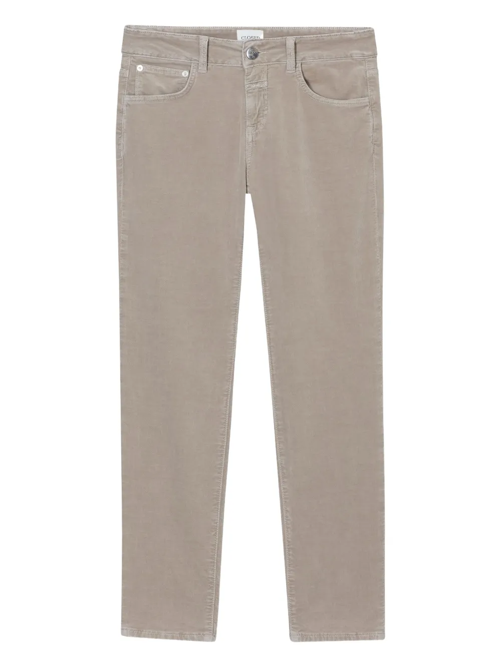Closed Broek van katoenblend Beige