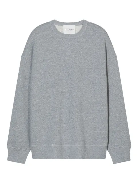Closed crew-neck sweatshirt