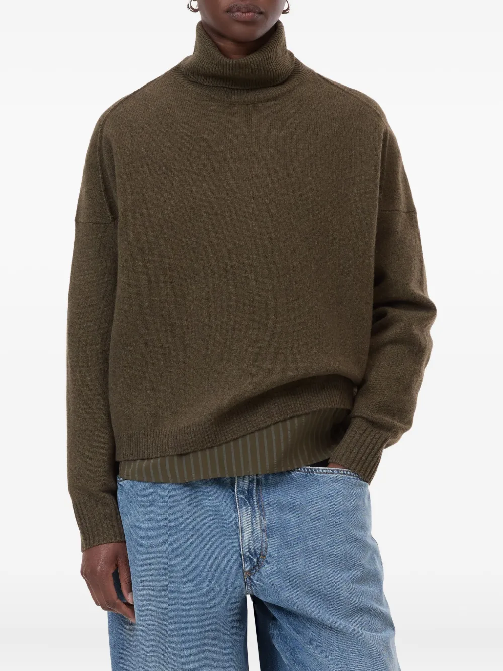 Closed Rolli Turtleneck Sweater In Green