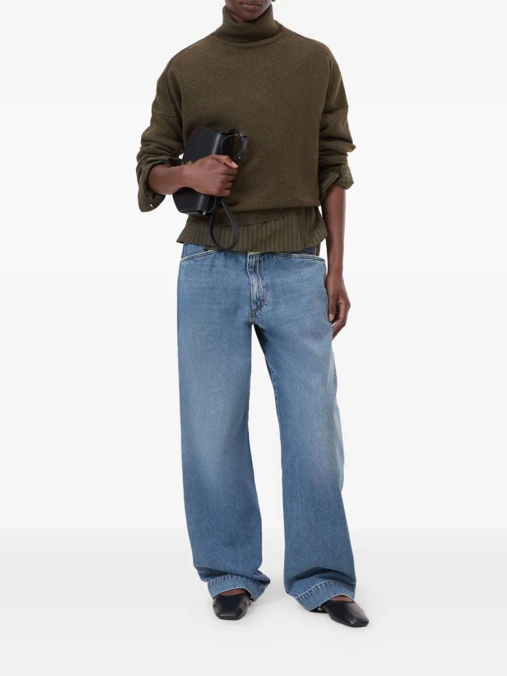 Closed Rolli Turtleneck Sweater In Green
