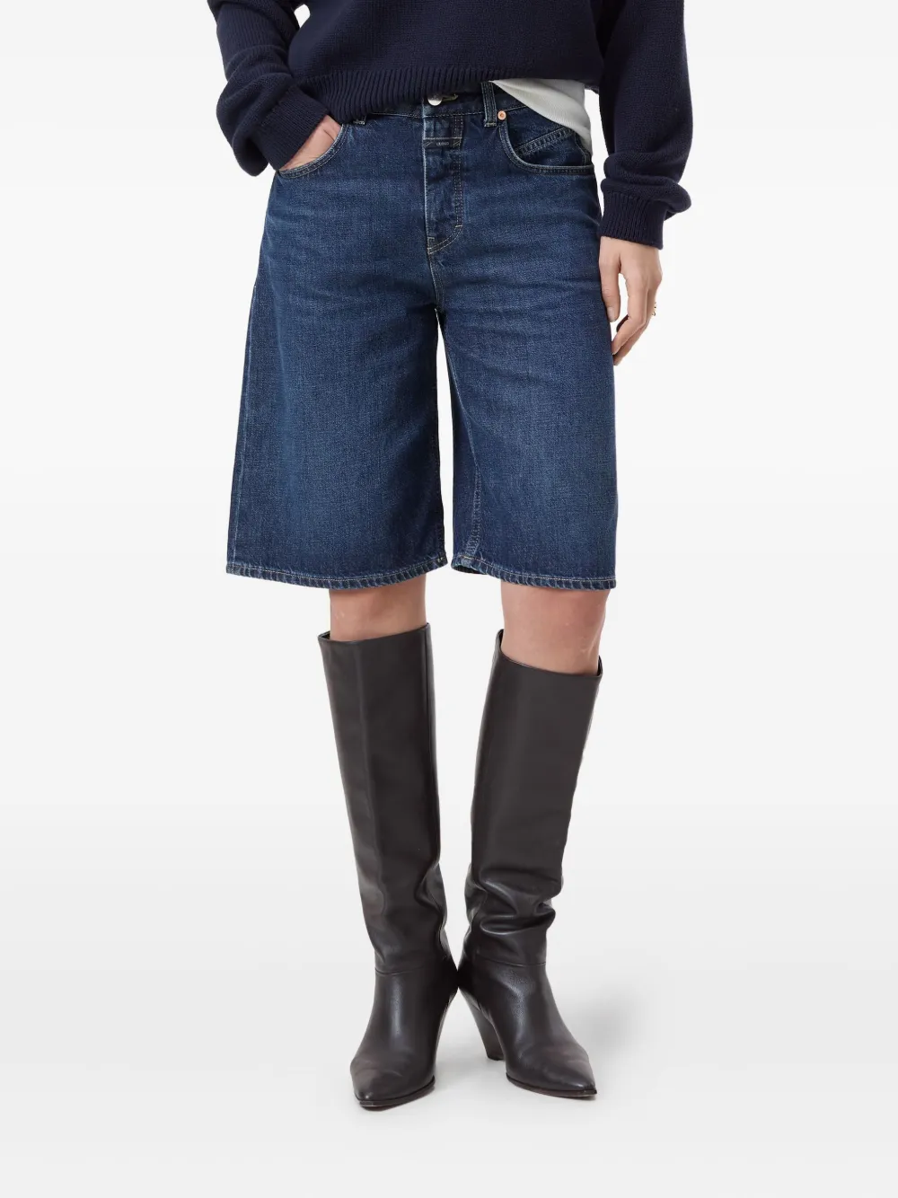 Closed Jenica denim shorts Blauw