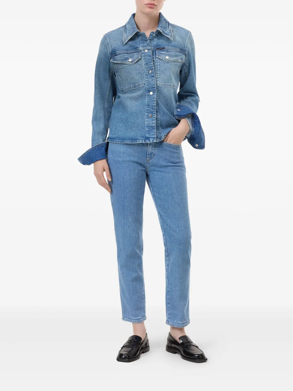 Closed High-waist jeans Blauw