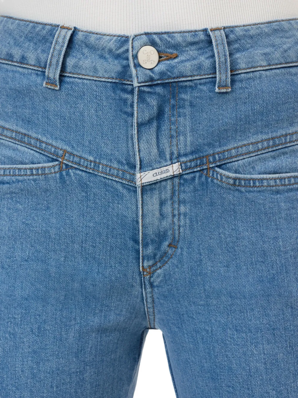 Closed High-waist jeans Blauw