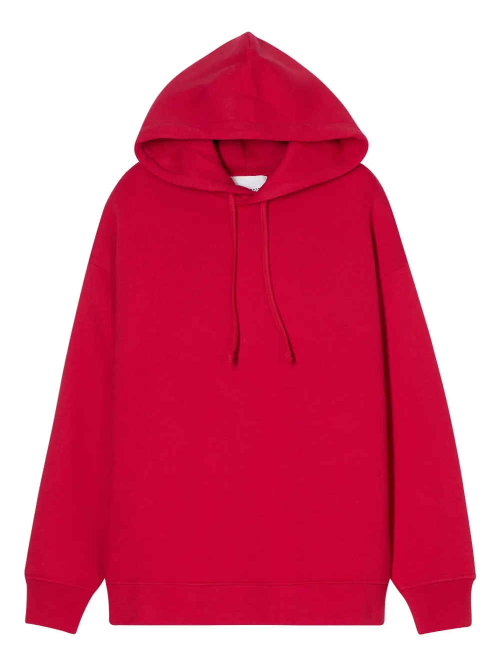 Closed drawstring hooded top | Red | Image 1