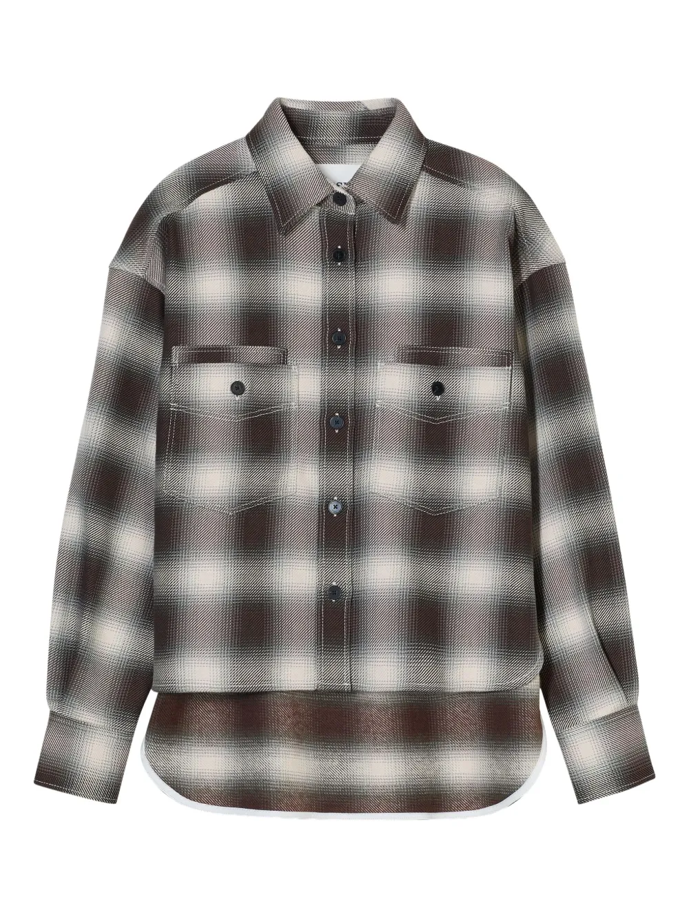 Closed Checked Pocket Shirt In Multi