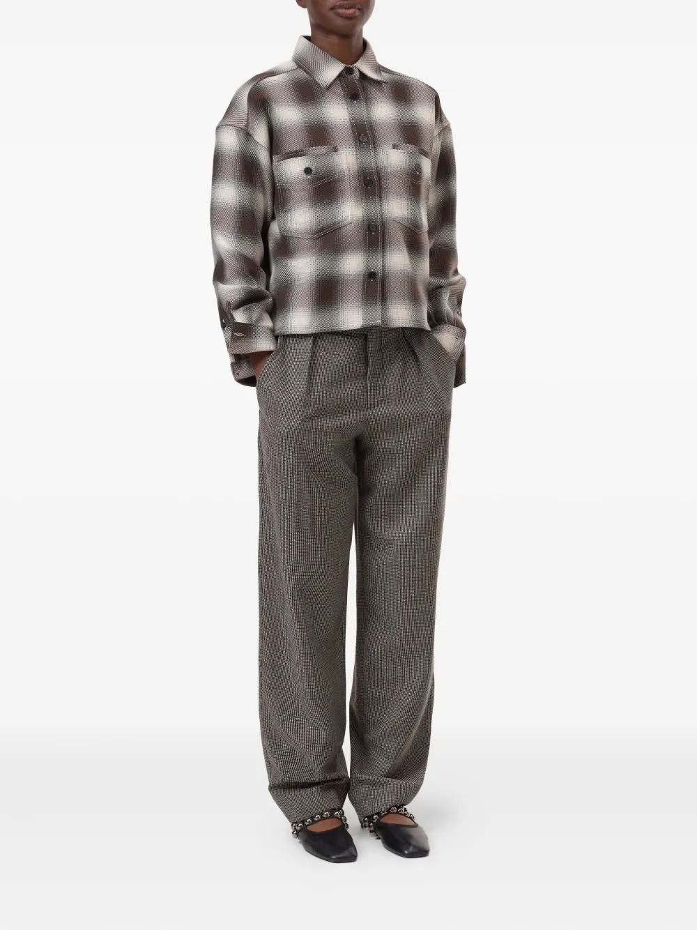 Closed Checked Pocket Shirt In Multi
