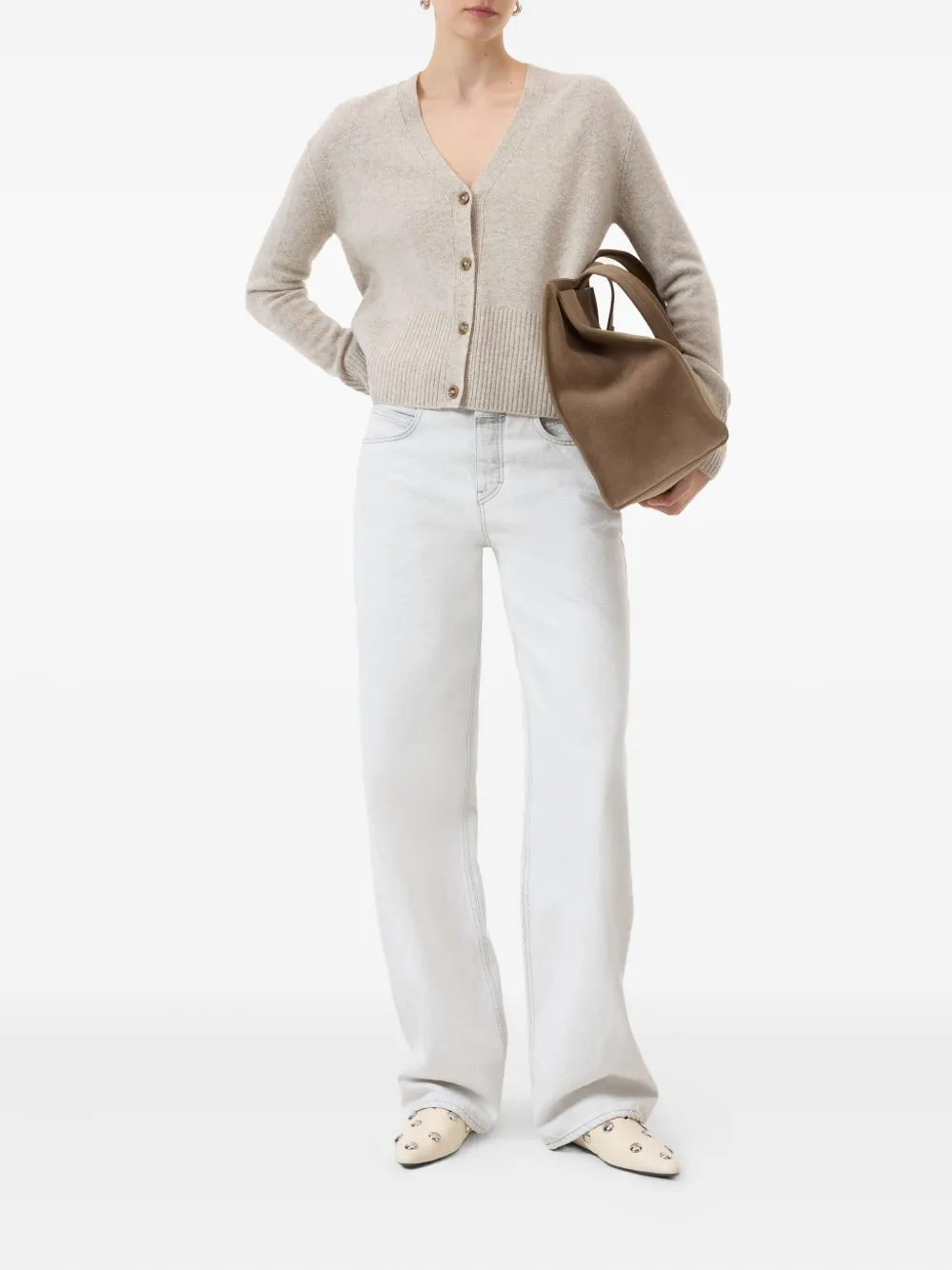 Closed wool cardigan | Cardigans | Image 2