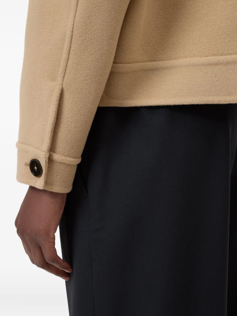 Closed Wollen shirtjack Beige
