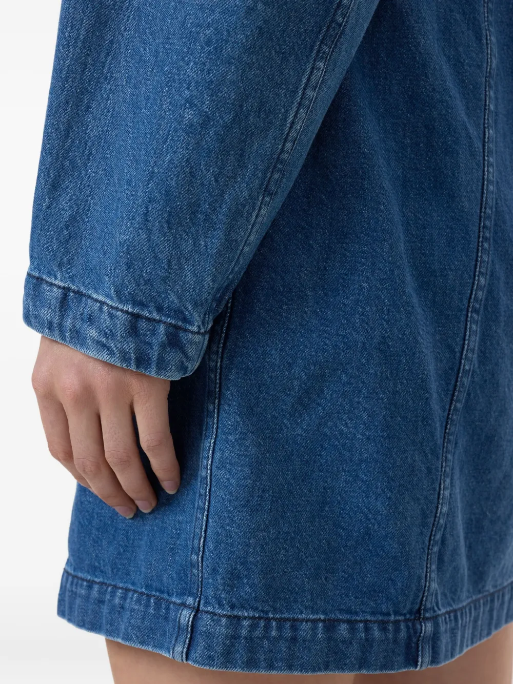 Closed Katoenen jurk Blauw