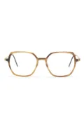 Lindberg geometric-frame glasses - Neutrals