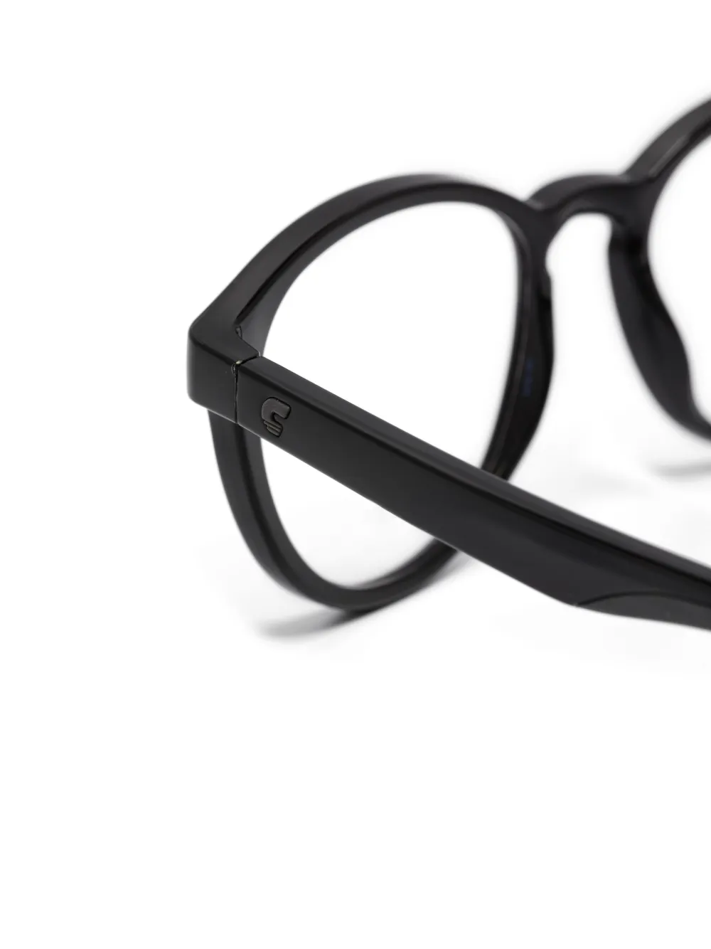 Carrera Bril met rond montuur Zwart