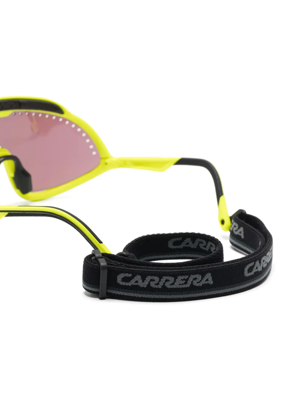 Carrera Zonnebril met logoband Geel