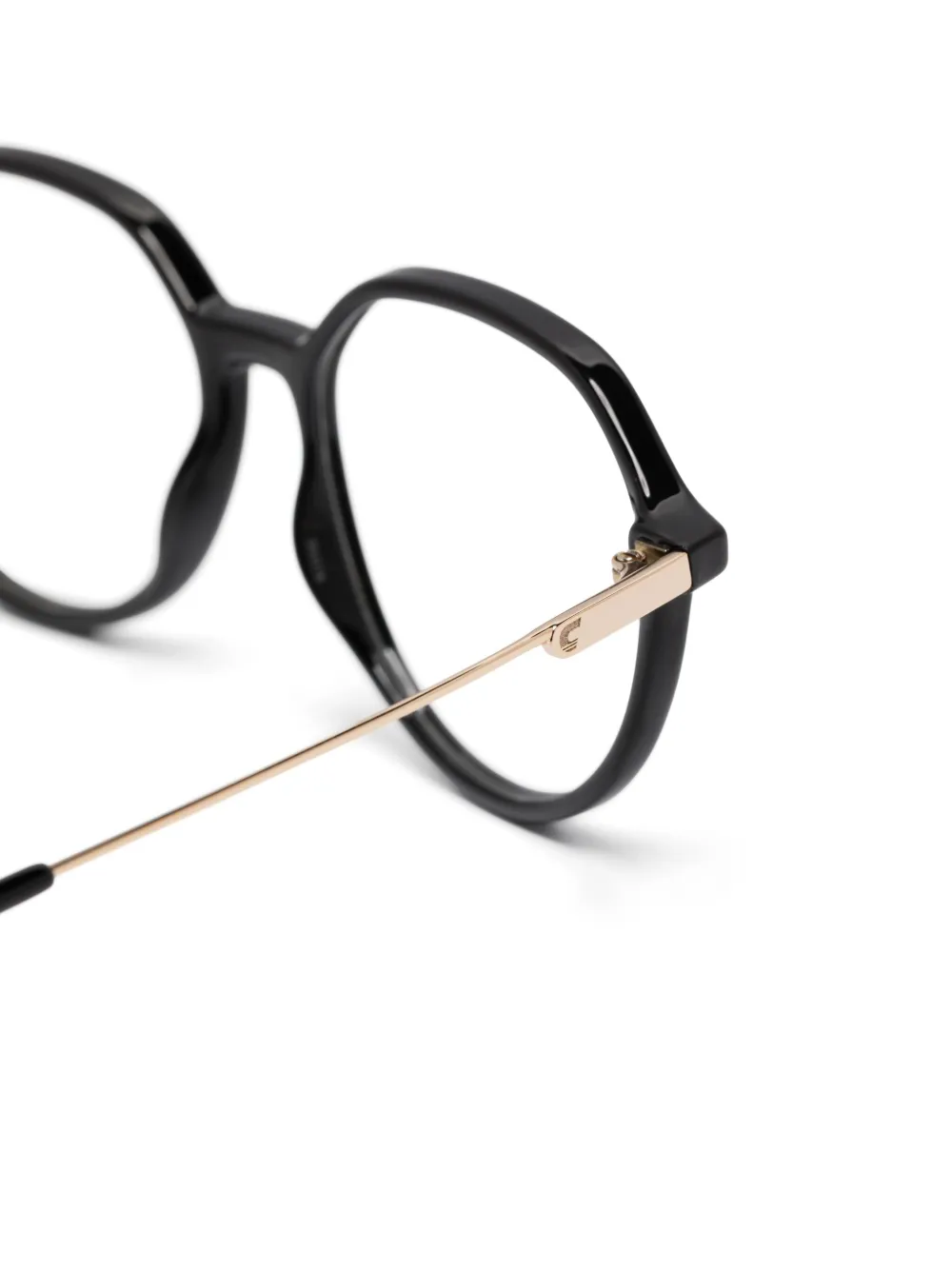 Carrera Bril met rond montuur Zwart