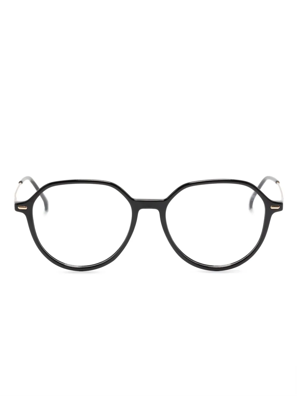 Carrera Bril met rond montuur Zwart