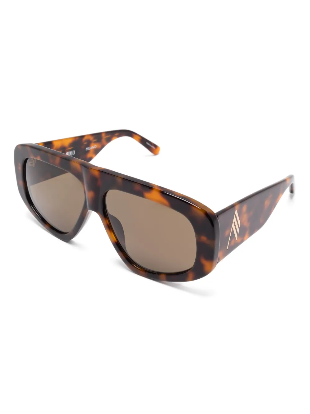 The Attico Milano zonnebril - Bruin
