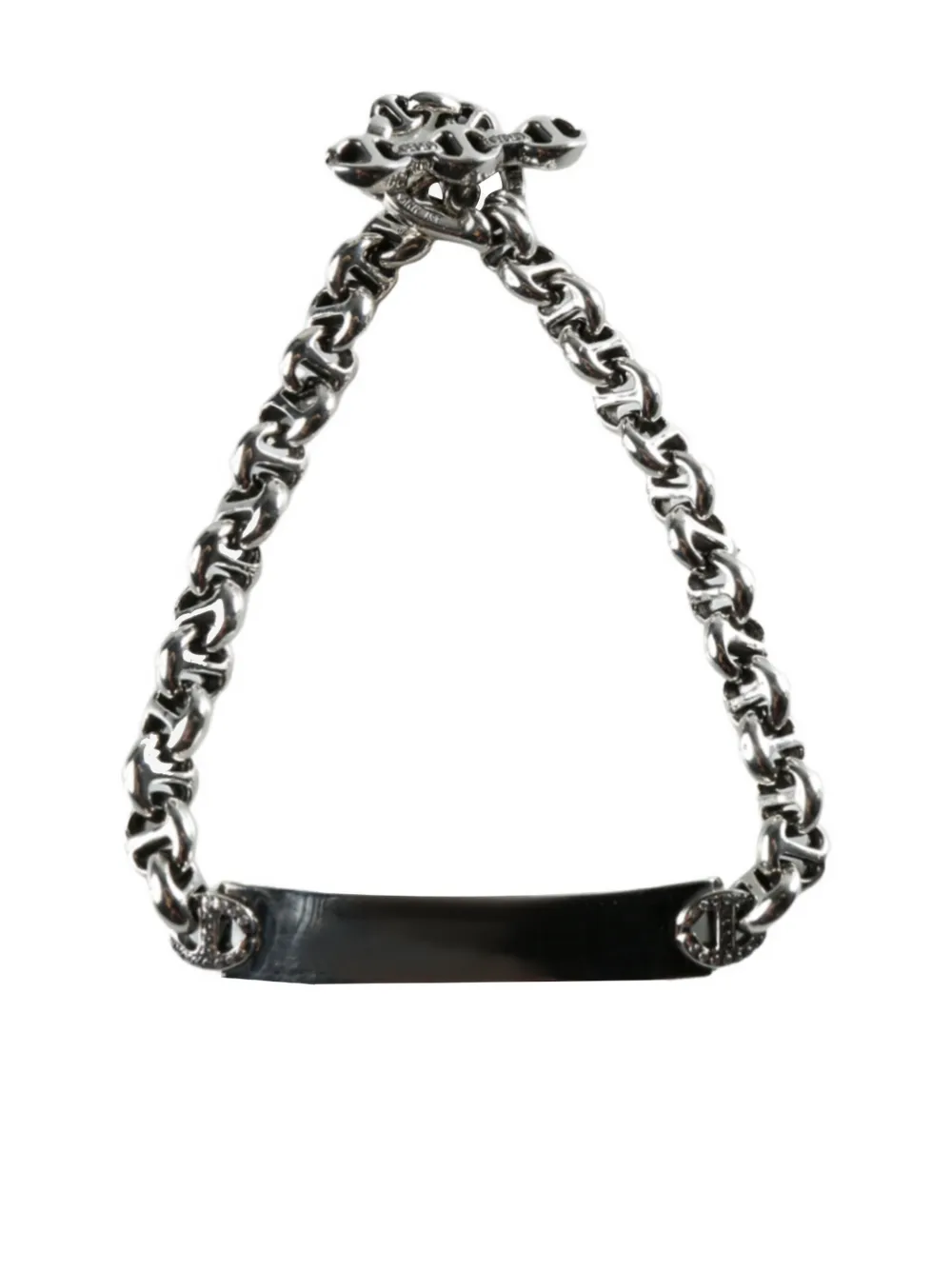 HOORSENBUHS silver chain id-plate bracelet | Silver | Image 1
