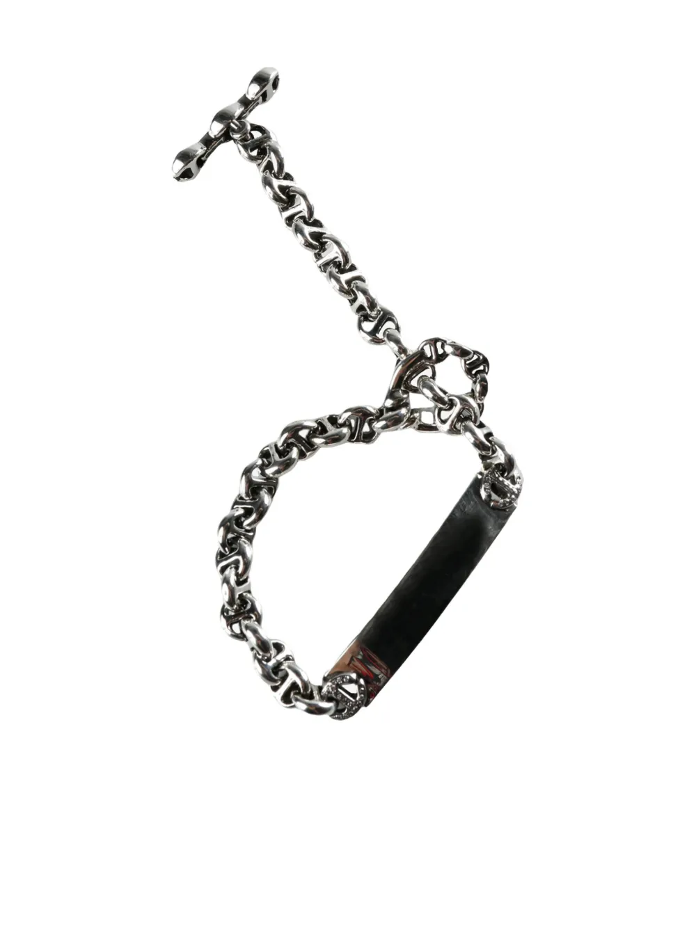 HOORSENBUHS silver chain id-plate bracelet | Women | Image 2