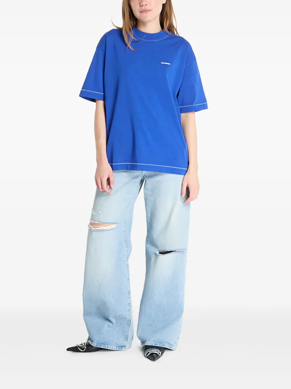 Hal Studios® Contrast-stitched T-shirt