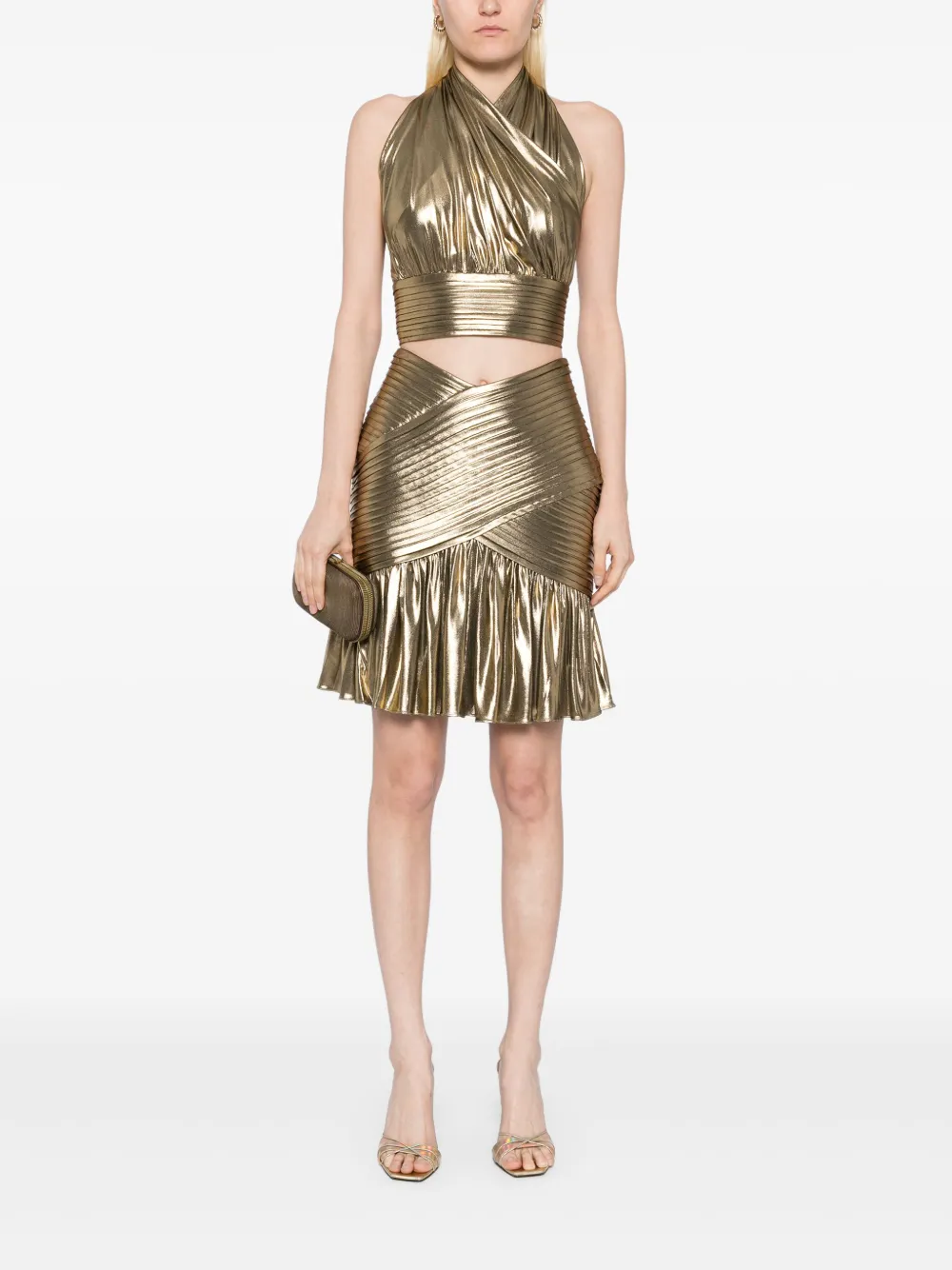 Herve L. Leroux Kelly top - Goud
