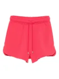 PINKO elastic-waistband cotton mini shorts - Red