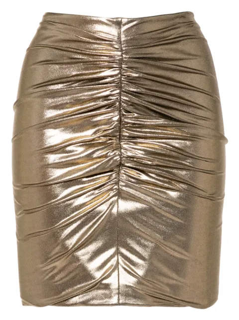 Herve L. Leroux ruched mini skirt