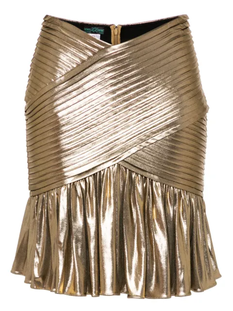 Herve L. Leroux draped mini skirt