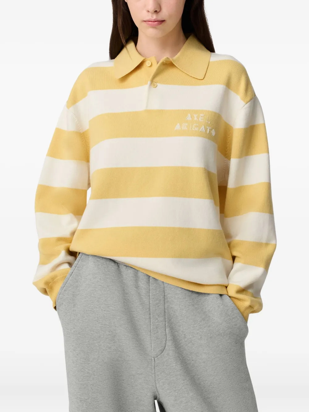 Axel Arigato Frey poloshirt Geel