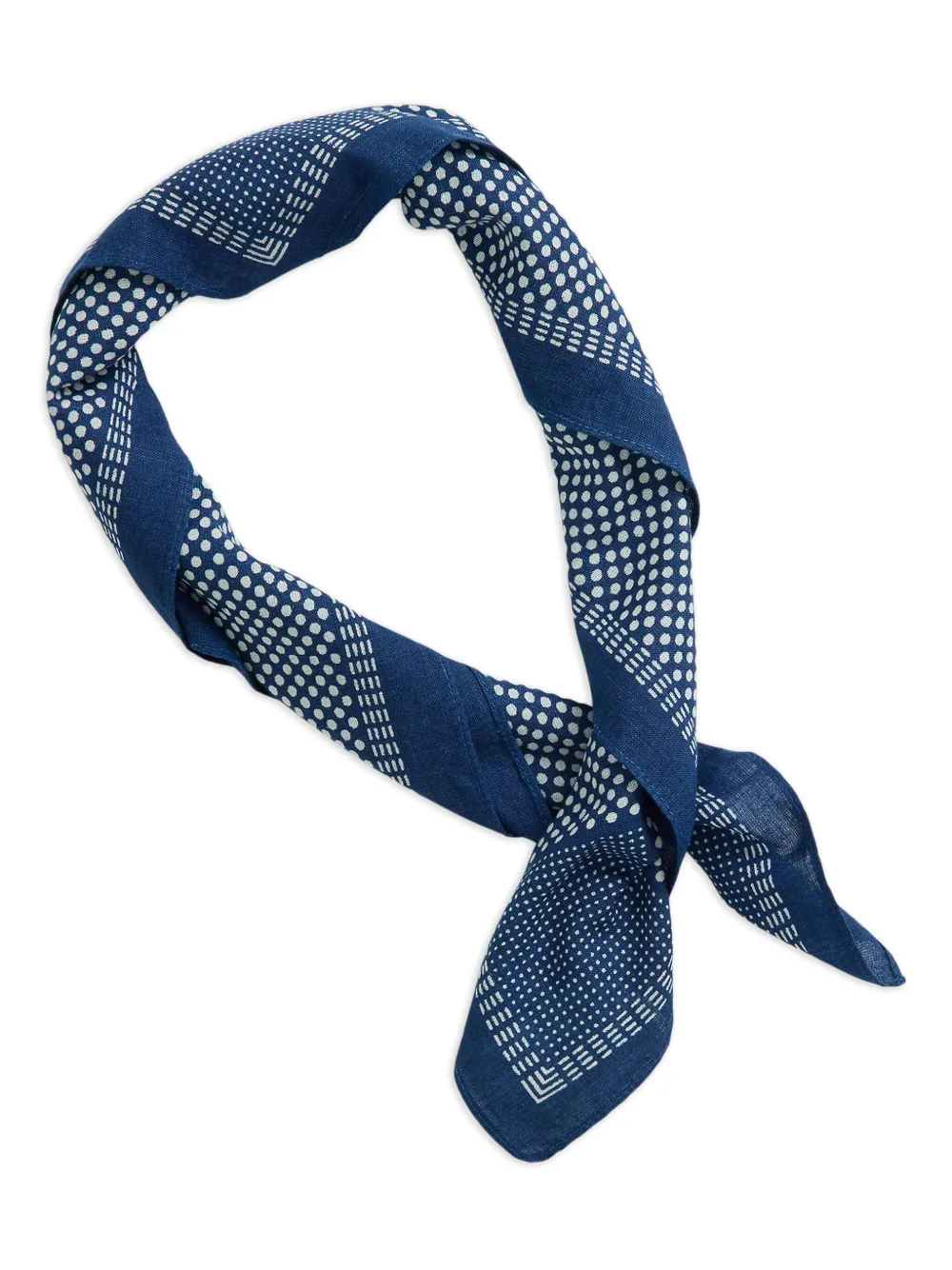 Ralph Lauren RRL Sjaal met stippen Blauw