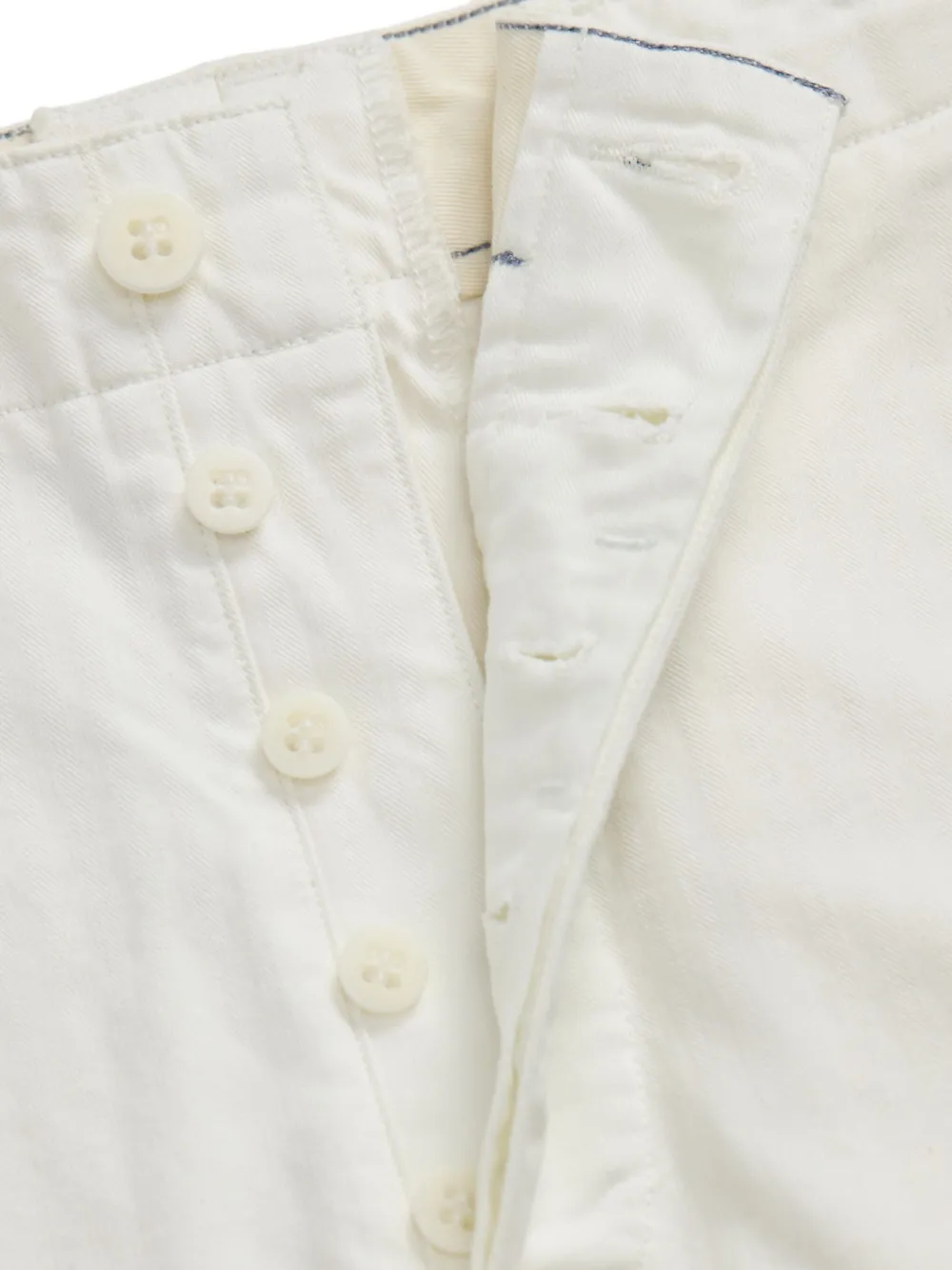 Ralph Lauren RRL Gestreepte chino Wit