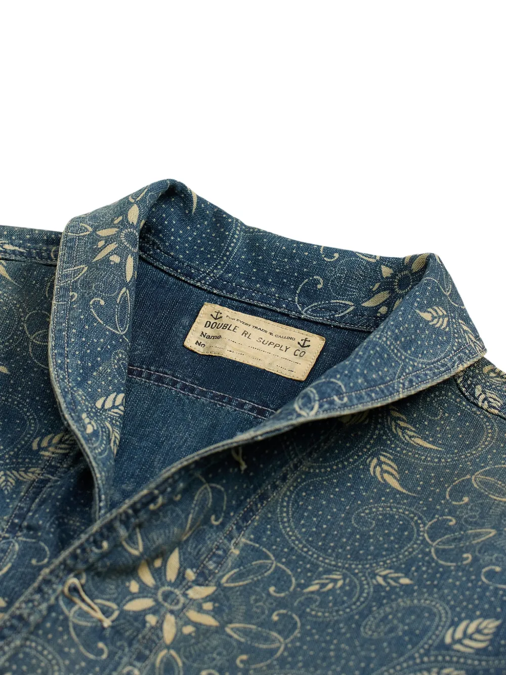 Ralph Lauren RRL Jack met bloemenprint Blauw