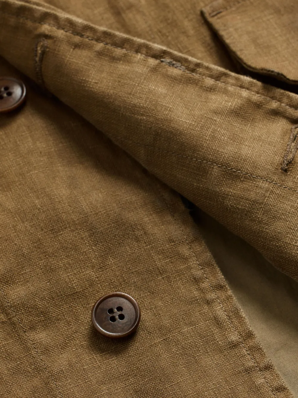 Ralph Lauren RRL Linnen jas Bruin