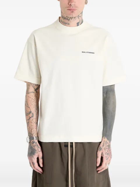 HAL STUDIOS® logo-embroidered cotton T-shirt