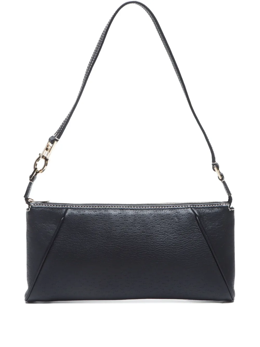 Ferragamo Pre-Owned 2015 ガンチーニ ワン ショルダーバッグ - ブラック Ferragamo Pre-Owned 2015 ガンチーニ ワン ショルダーバッグ - ブラック