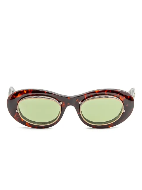 Lunettes de soleil à monture ovale - Matsuda - Modalova