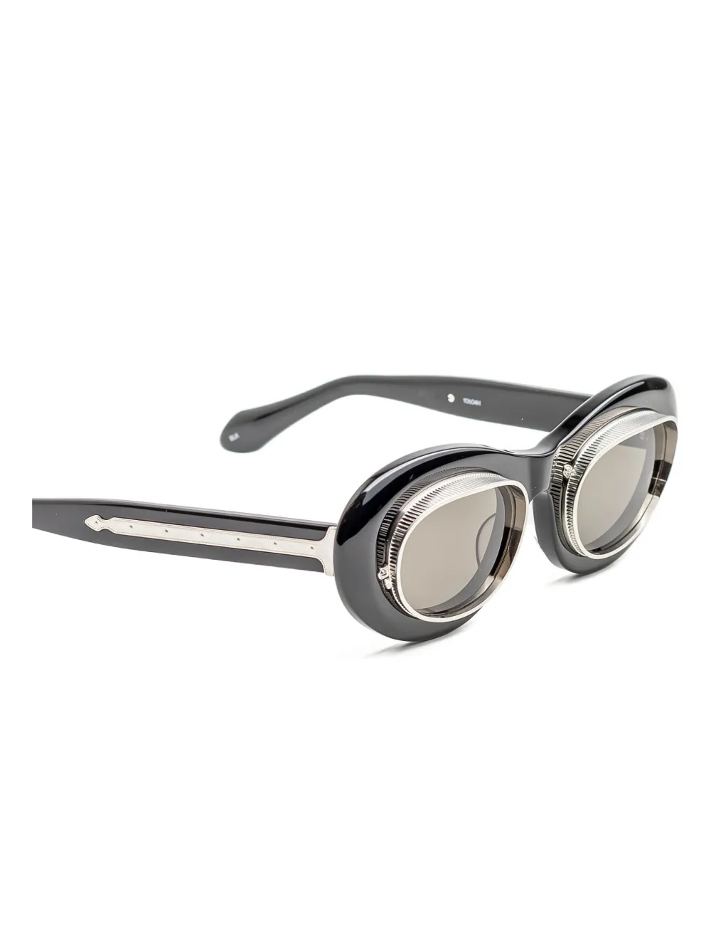 Matsuda oval-frame sunglasses Zwart