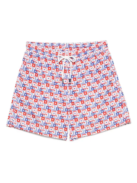FIORIO MILANO geometric-print swim shorts
