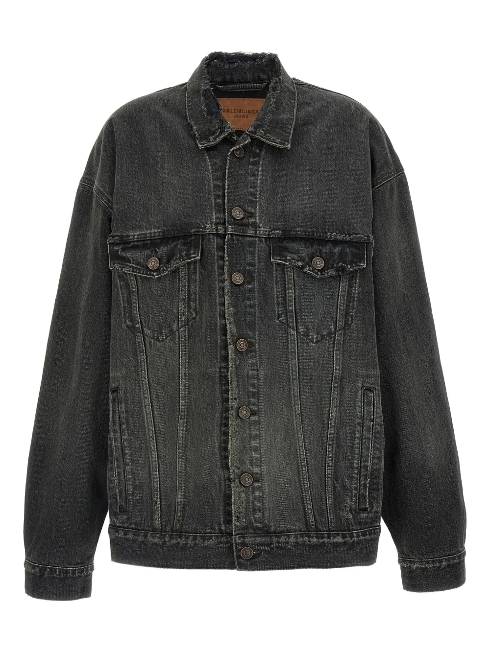 distressed denim jacket