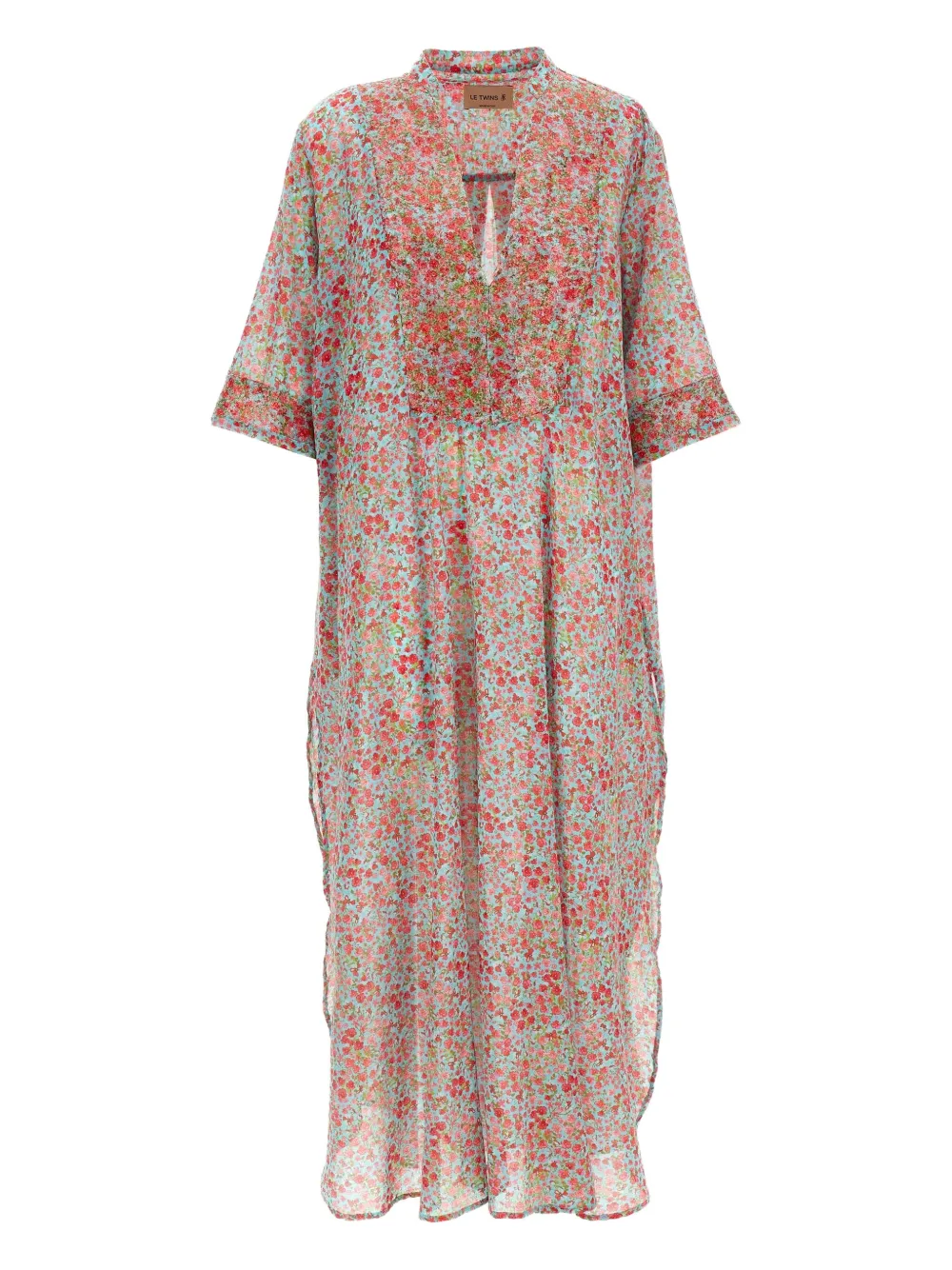 floral-print dress