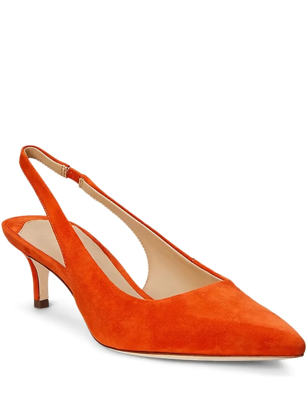 Lauren Ralph Lauren suede pumps Orange