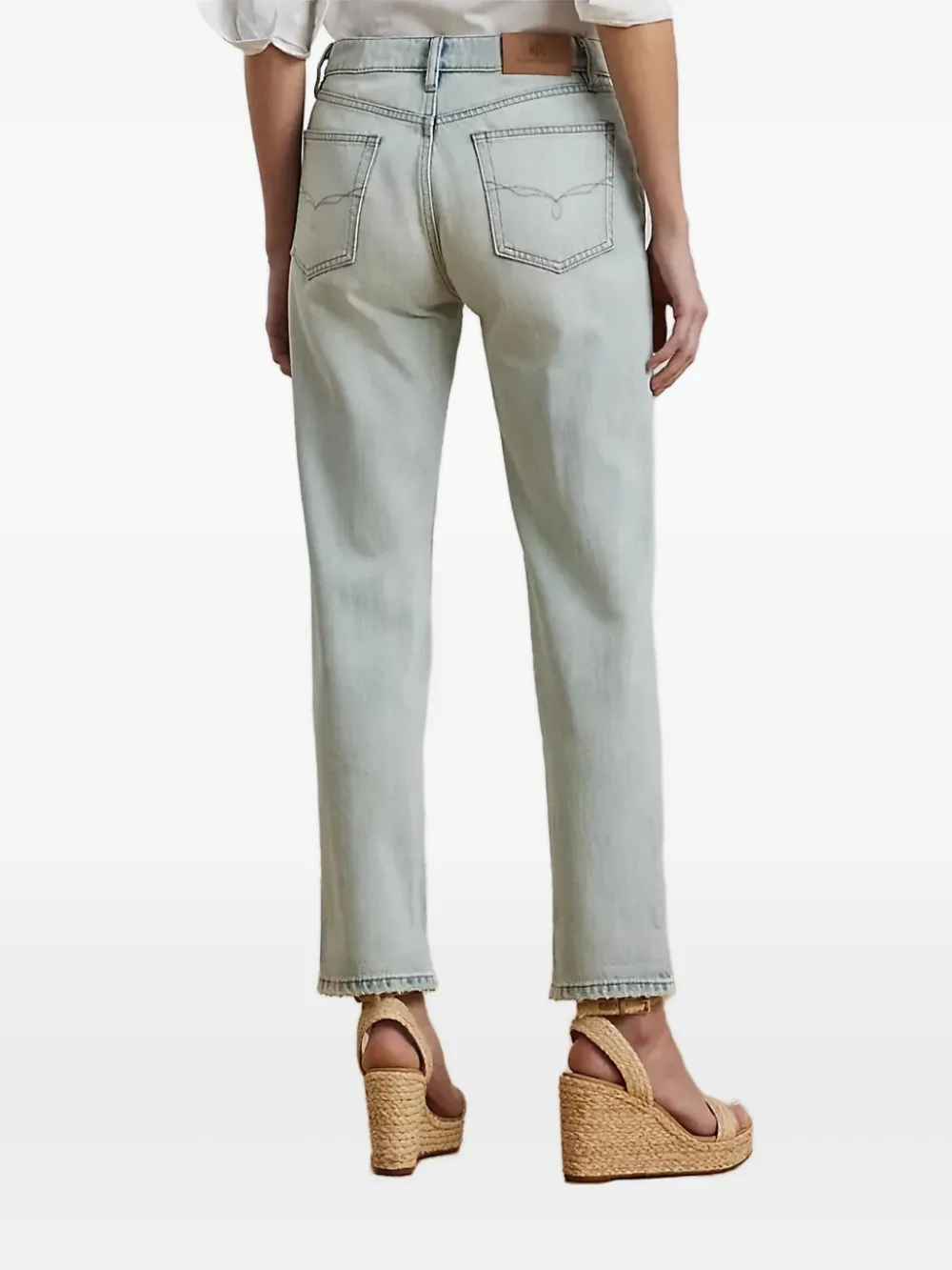 Shop Ralph Lauren Light-washed Jeans