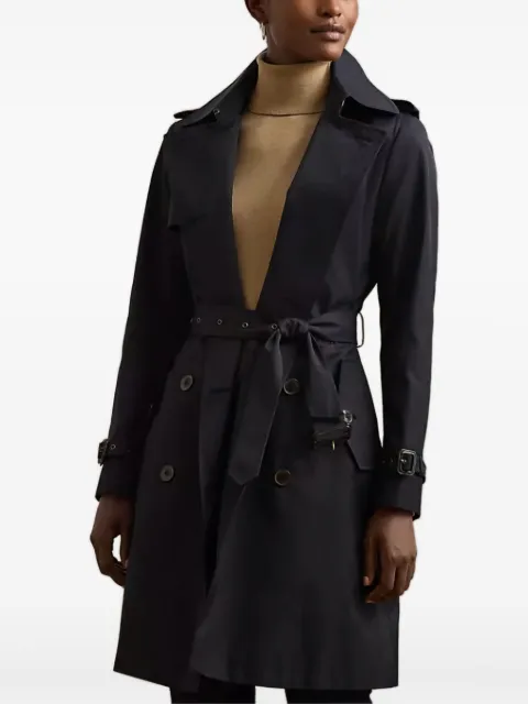 Lauren Ralph Lauren معطف ترنش بصفي أزرار وحزام