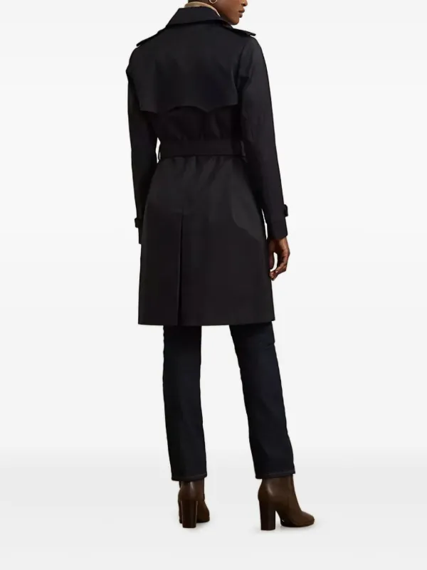 Lauren Ralph Lauren ダブルブレスト トレンチコート | ブルー