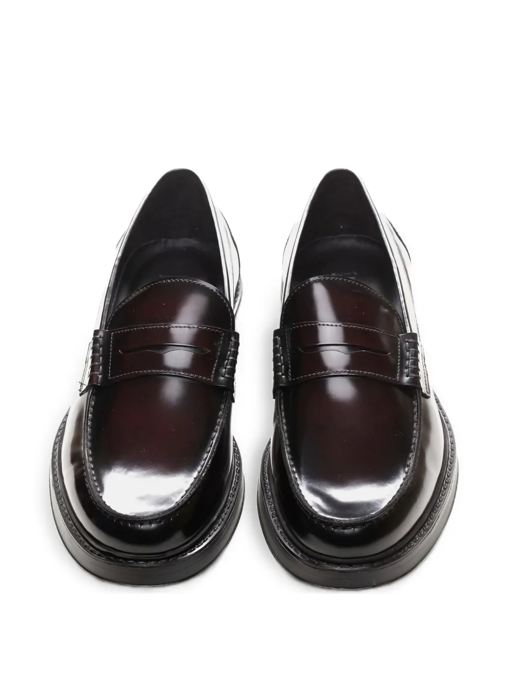 Poche Paris Leren penny loafers - Rood