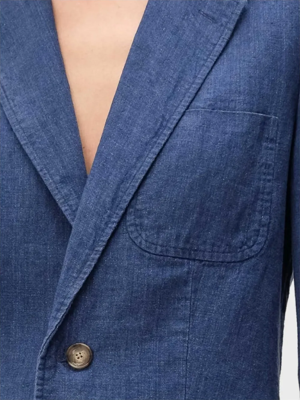 Polo Ralph Lauren Wollen blazer met enkele rij knopen Blauw