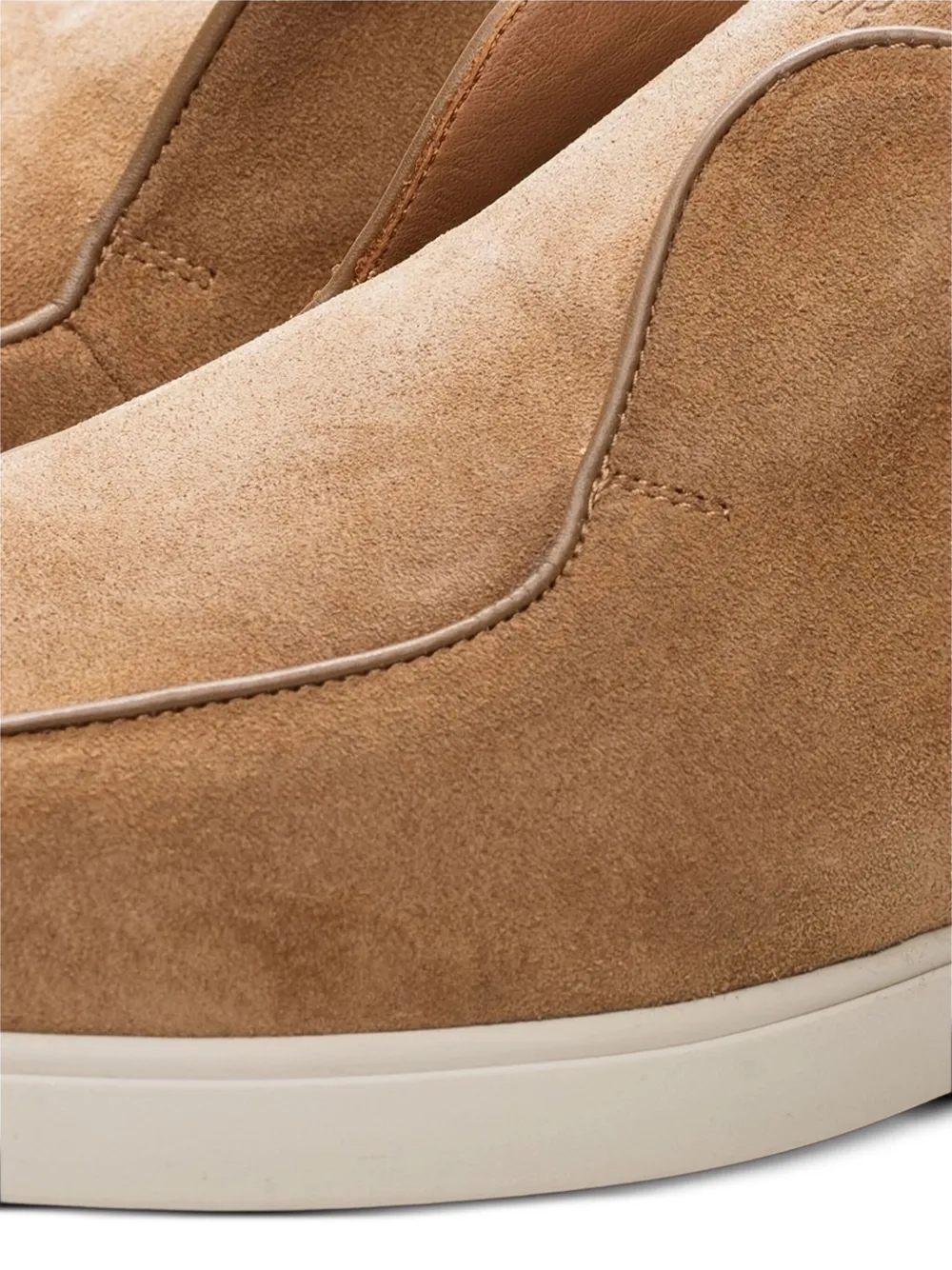 Poche Paris suede loafers Neutrals
