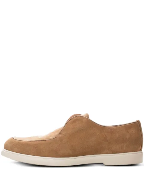 Poche Paris mocasines de gamuza