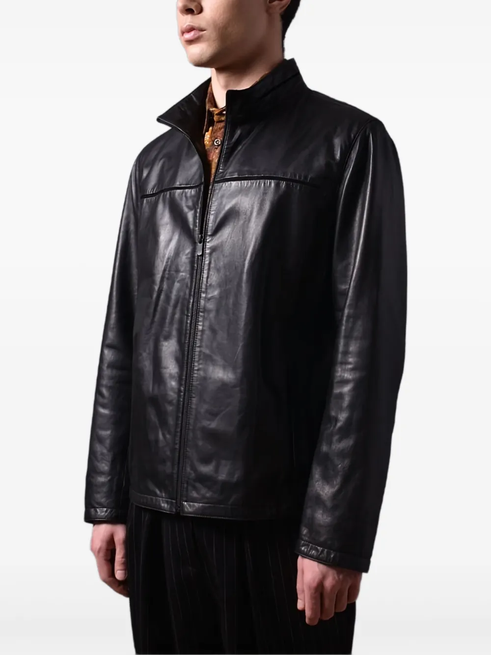 Poche Paris leather jacket | Black | Image 1