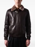 Poche Paris aviator-style jacket - Brown
