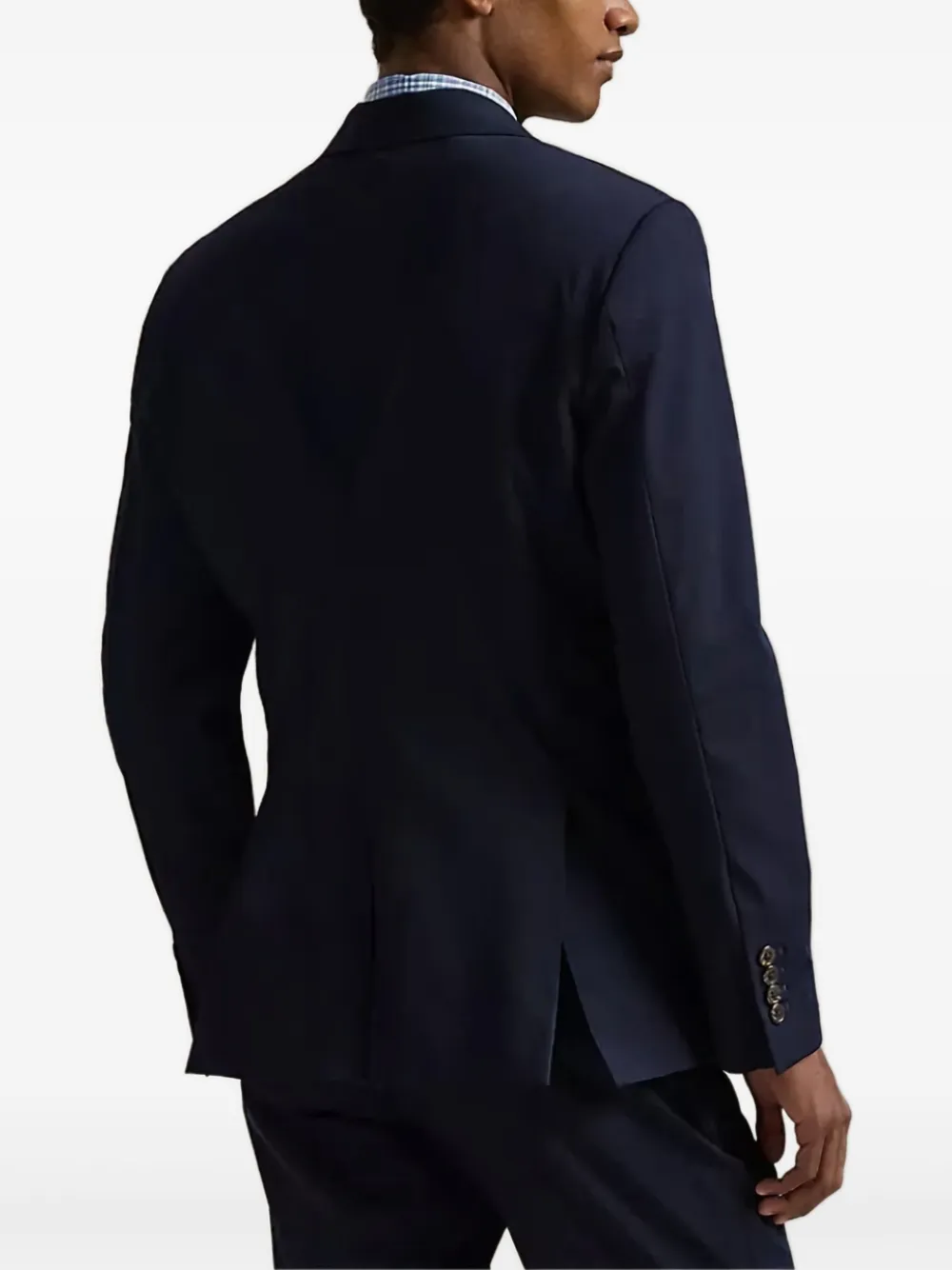 Polo Ralph Lauren Jas met enkele rij knopen Blauw